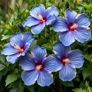 Гибискус садовый Блуминг Квин купить по цене от 259р. в интернет-магазине «Посадика» с доставкой почтой в в Окуловкае и по всей России – [изображение №1].