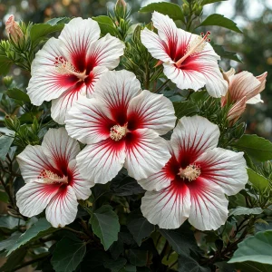 Гибискус Рэд Элеганс купить по цене от 380р. в интернет-магазине «Посадика» с доставкой почтой в в Окуловкае и по всей России – [изображение №1].