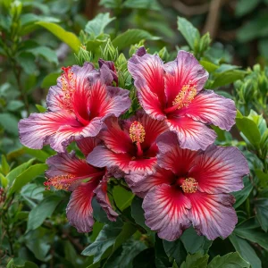 Гибискус Кримсон Флейм купить по цене от 479р. в интернет-магазине «Посадика» с доставкой почтой в в Окуловкае и по всей России – [изображение №1].