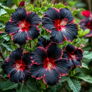 Гибискус садовый Файер Дэнсер купить по цене от 450р. в интернет-магазине «Посадика» с доставкой почтой в в Окуловкае и по всей России – [изображение №1].